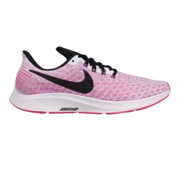 Nike Shoes - Hyper Pink and White Nike Air Zoom Pegasus 35 Tennis Shoes Sneakers